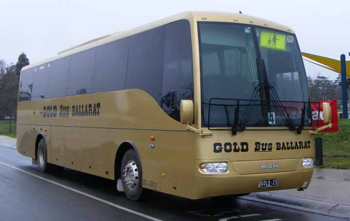 Gold Bus Ballarat MAN 18.280 Coach Design